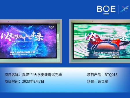 武漢***大學(xué)會(huì)議室BTQ015安裝調(diào)試完畢